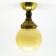 Art Deco ceiling lamp from Huta Zawiercie, Poland, 1930s