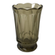 Small smoked glass vase from the 70s