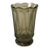 Small smoked glass vase from the 70s