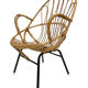 Vintage Dirk van Sliedregt for Rohe Noordwolde Rotan chair