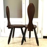 Vintage tripod stools from the 70s