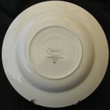 6 deep plates in earthenware digoin sarreguemines. model cannes.