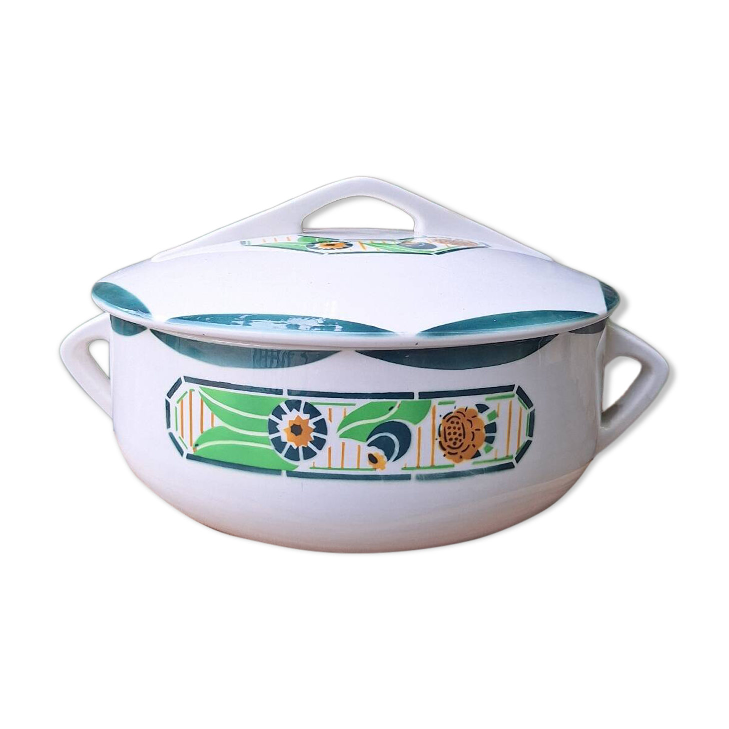 Art Deco vegetable soup tureen