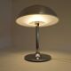 Large Space Age chrome table lamp by Fagerhults, Sweden, 1970s.