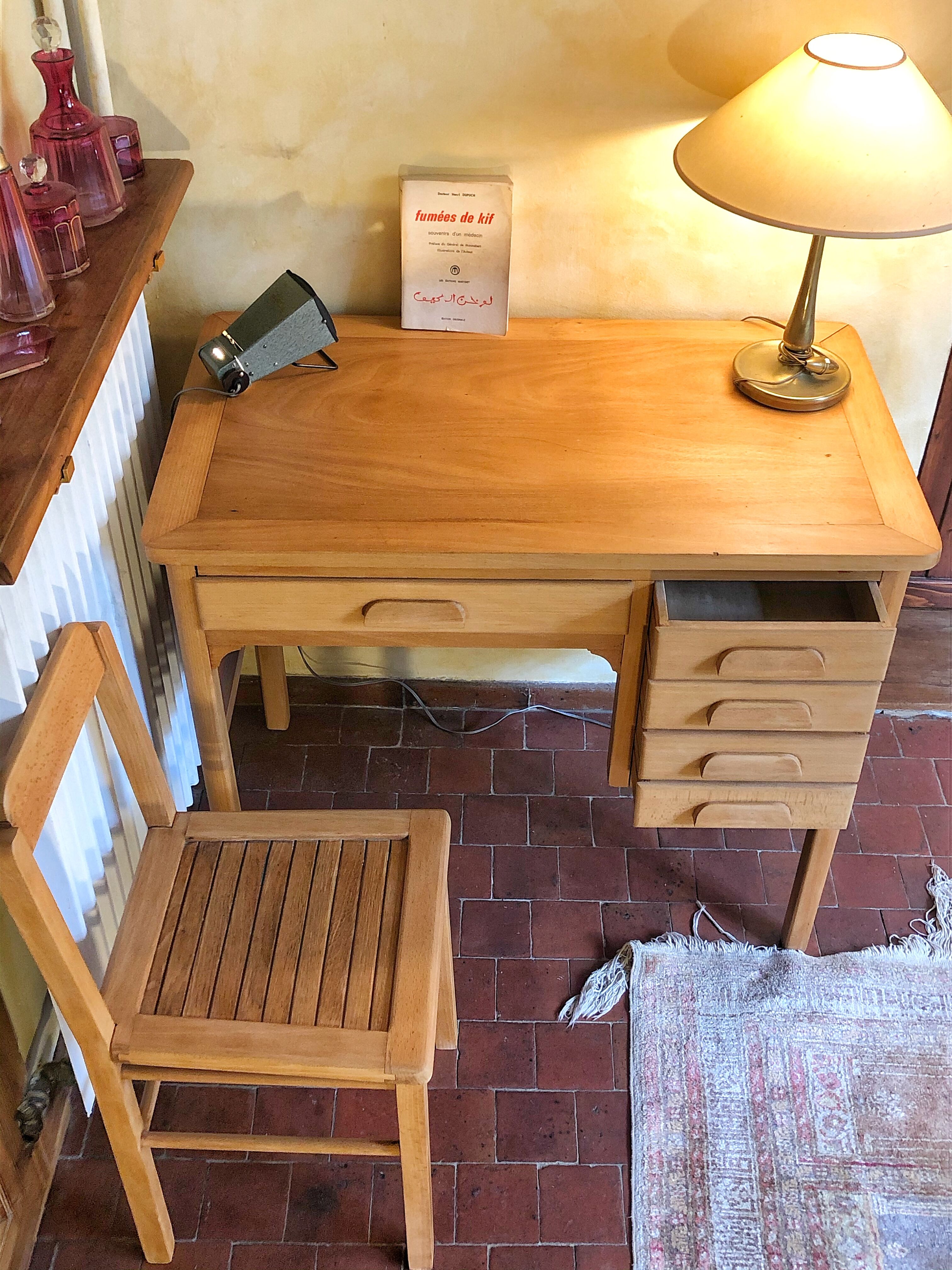 Vintage school desk
