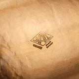 Large 1950s 60s mid century wall candle holder hammered copper