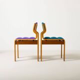 Set of 4 dining chairs by Jan Bocan / Zbynek Hrivnac / Ludvik Volak, 1970s.