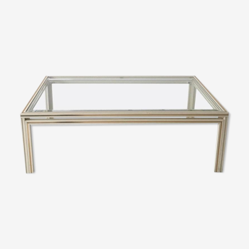 Table low rectangular Pierre Vandel Paris years 1970-1980