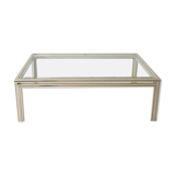 Table low rectangular Pierre Vandel Paris years 1970-1980