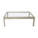 Table low rectangular Pierre Vandel Paris years 1970-1980