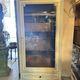 Armoire peinte Style Louis XVI-Directoire , 1 porte vitrée