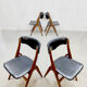 Vintage dutch design dining chairs Aska Louis van Teeffelen Webe