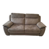 Two-seater grey sofa
