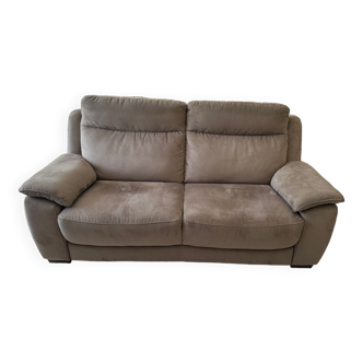 Two-seater grey sofa
