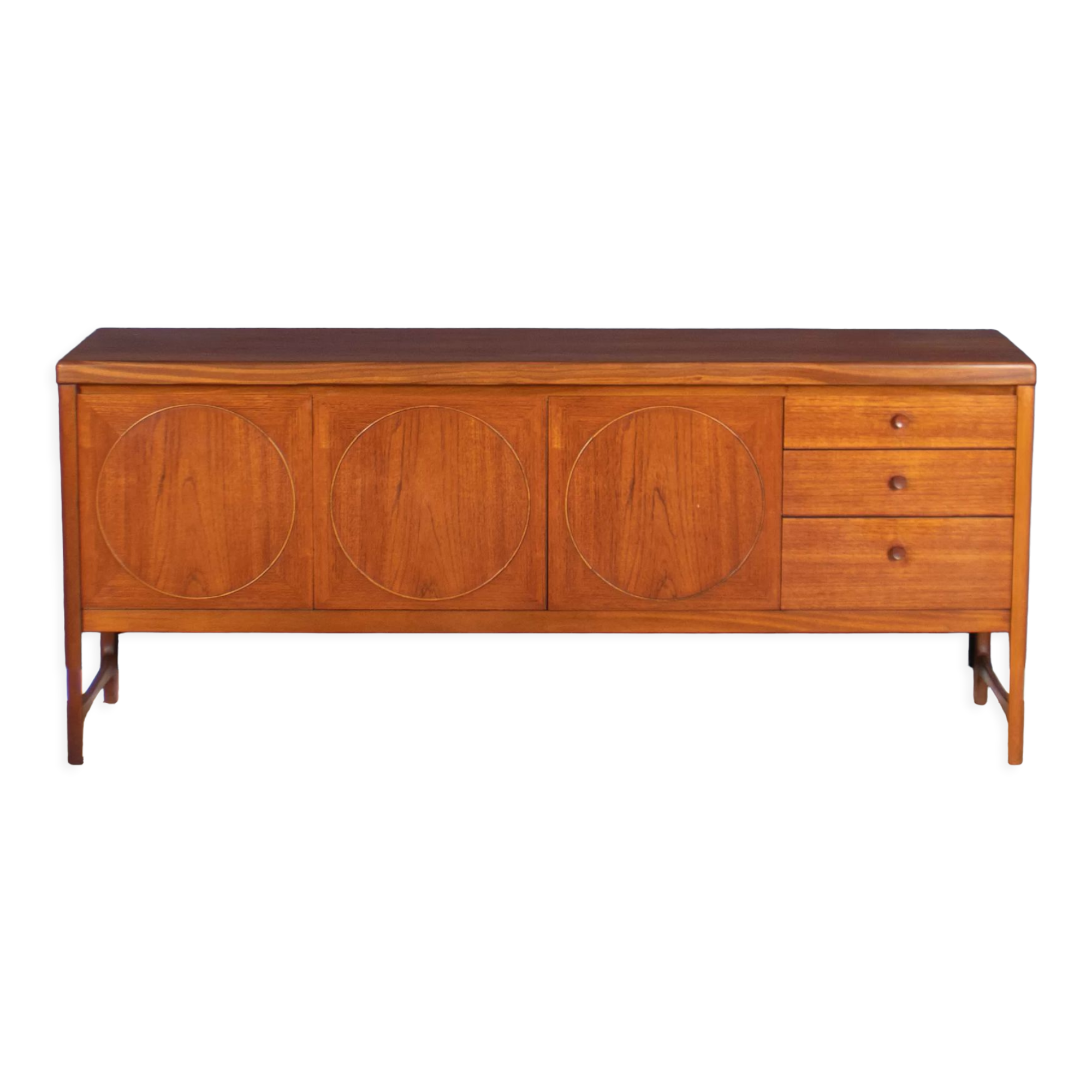 Retro teak 1960s nathan circles mid century sideboard