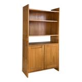Vintage oak display bookcase