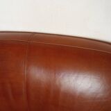 Duvivier leather club sofa