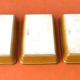 3 BCI (Bretagne Céramique Industrie) rectangular baking dishes