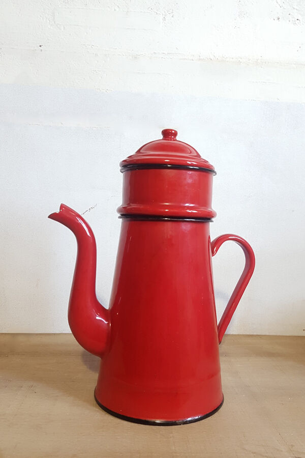 Ensemble de cafetière émaillé