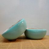 Pair of Keramos Sèvres ceramic pocket trays