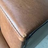 Fauteuil chauffeuse skaï 60’s