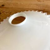 White opaline lampshade