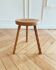Small tripod/ bedside table/ renovated vintage stool, turned wood, year