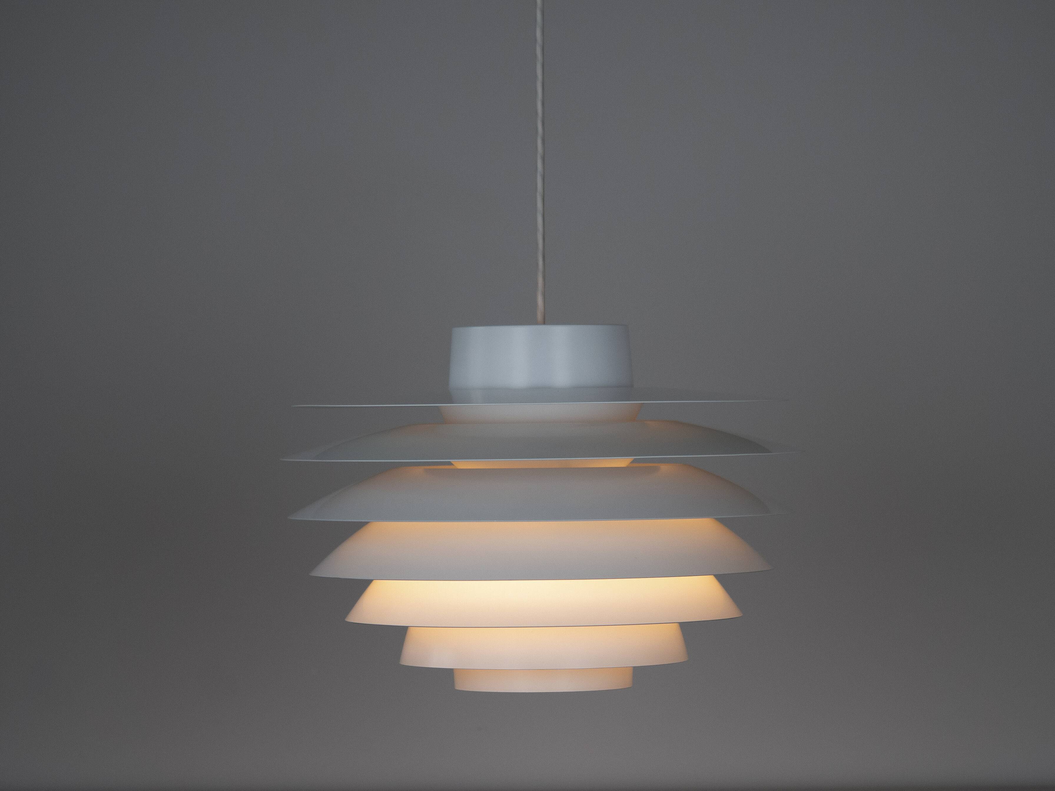 Danish vintage Verona pendant lamp by Svend Middelboe, Lyfa, 1962