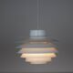 Lampe suspendue vintage danoise Verona par Svend Middelboe, Lyfa, 1962
