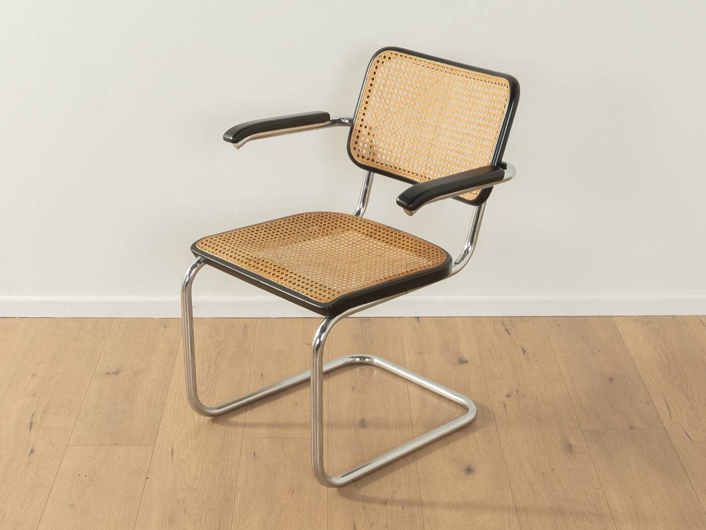 Legendary tubular steel chair, model S 64, Marcel Breuer for Thonet
