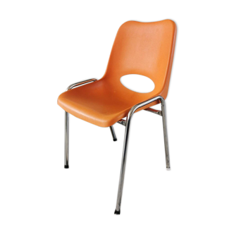 Chaise baquet design anglais vintage, années 70