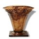 Pressed glass, Art Deco vase