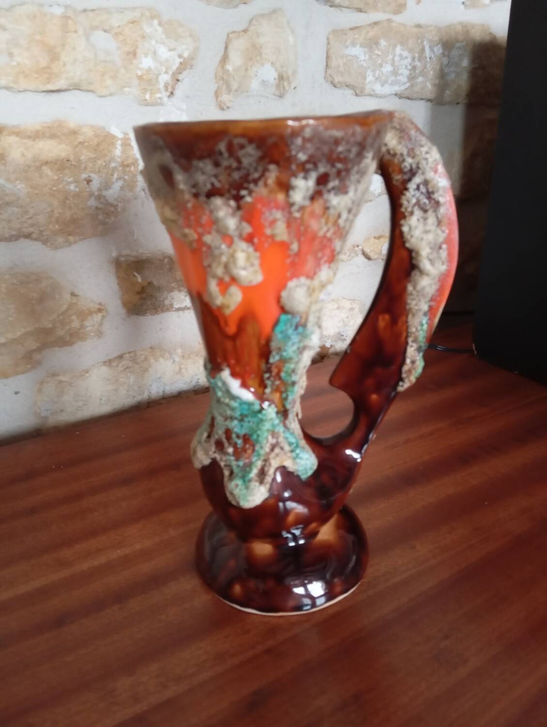 Vallauris style vase