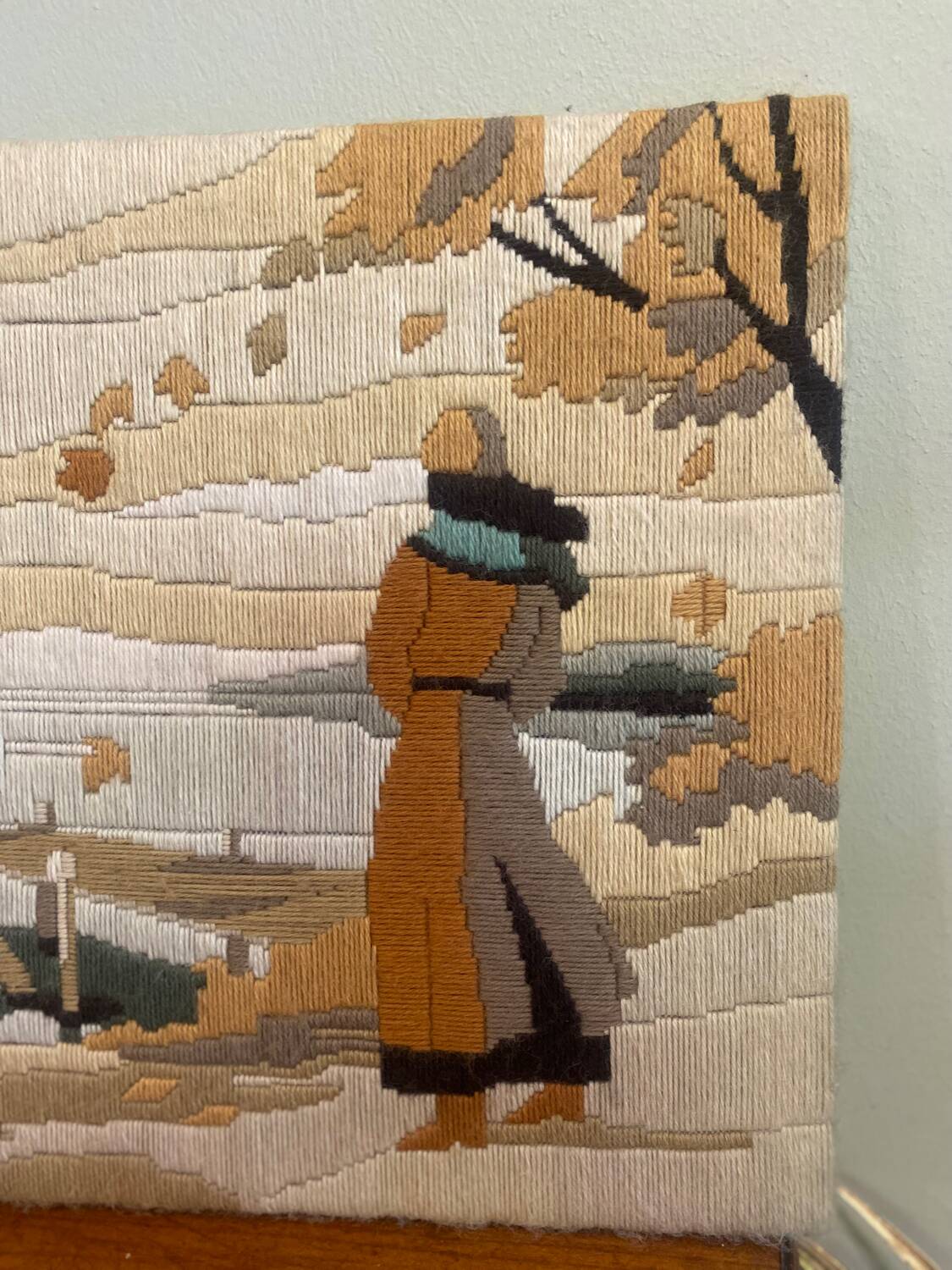 Vintage wool tapestry