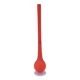 Soliflore vase by Carlo MORETTI in orange glass, Italy 1980