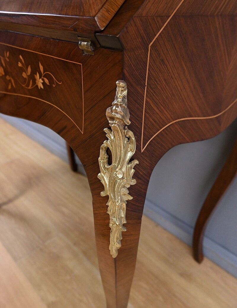 Writing desk in rosewood, Napoléon III period – 2nd half of the 19th century