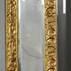 Large antique gilded metal mirror, 19th century