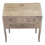 Office XIXth pickled oak