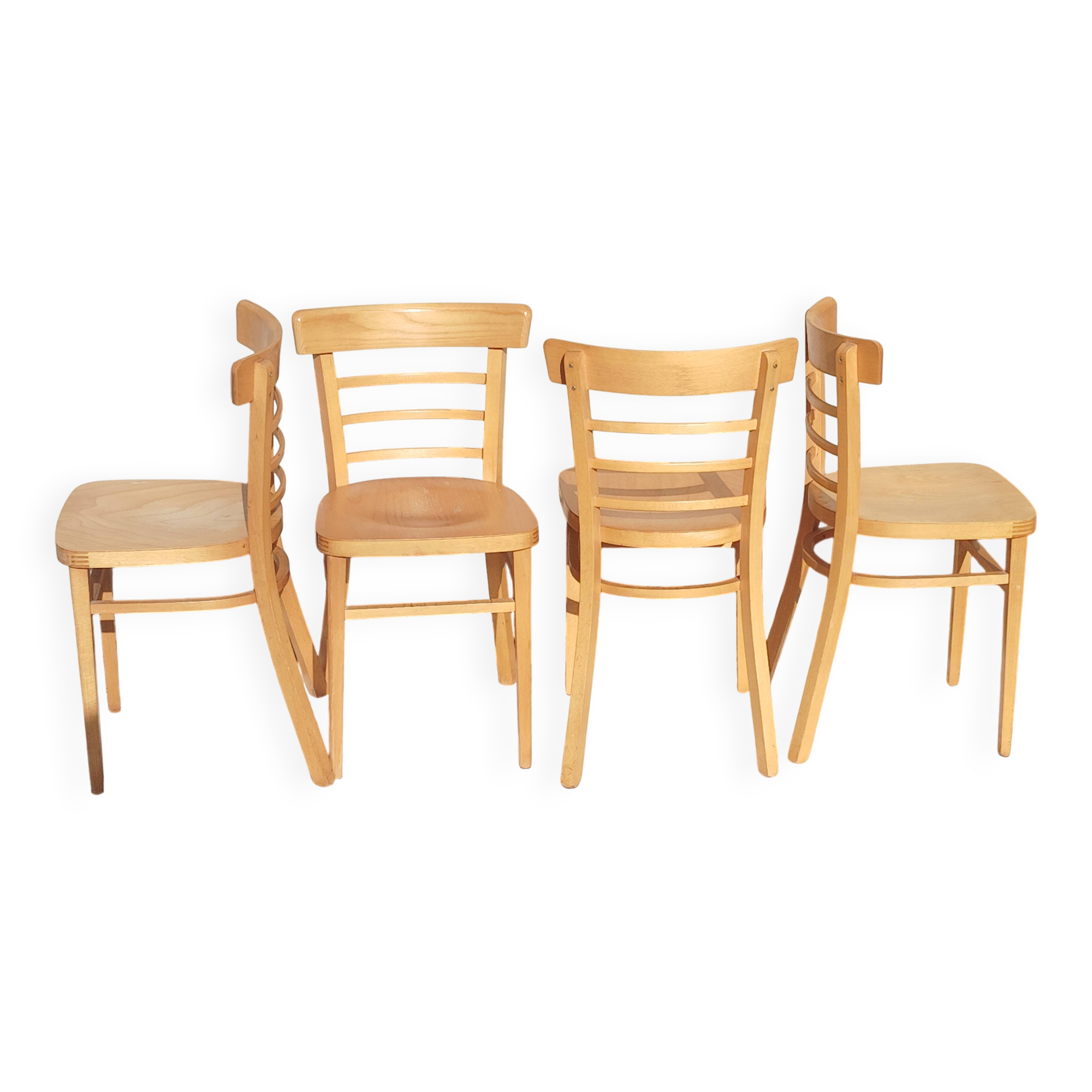 Set 4 chaises bistrot