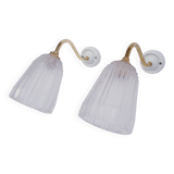 Antique art deco wall lights