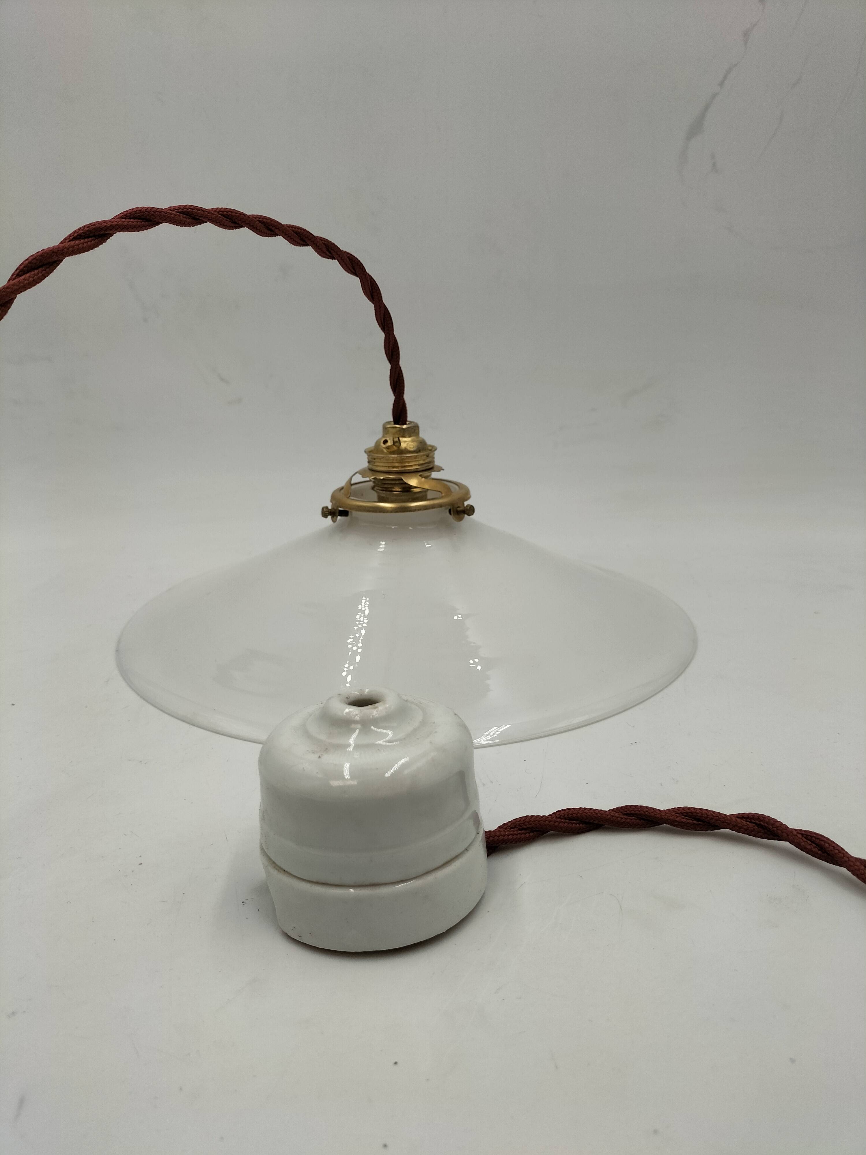 Opaline pendant light