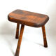 Tabouret de traite tripode