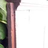 Woodwork 89x172cm painted 3 panels, 19th