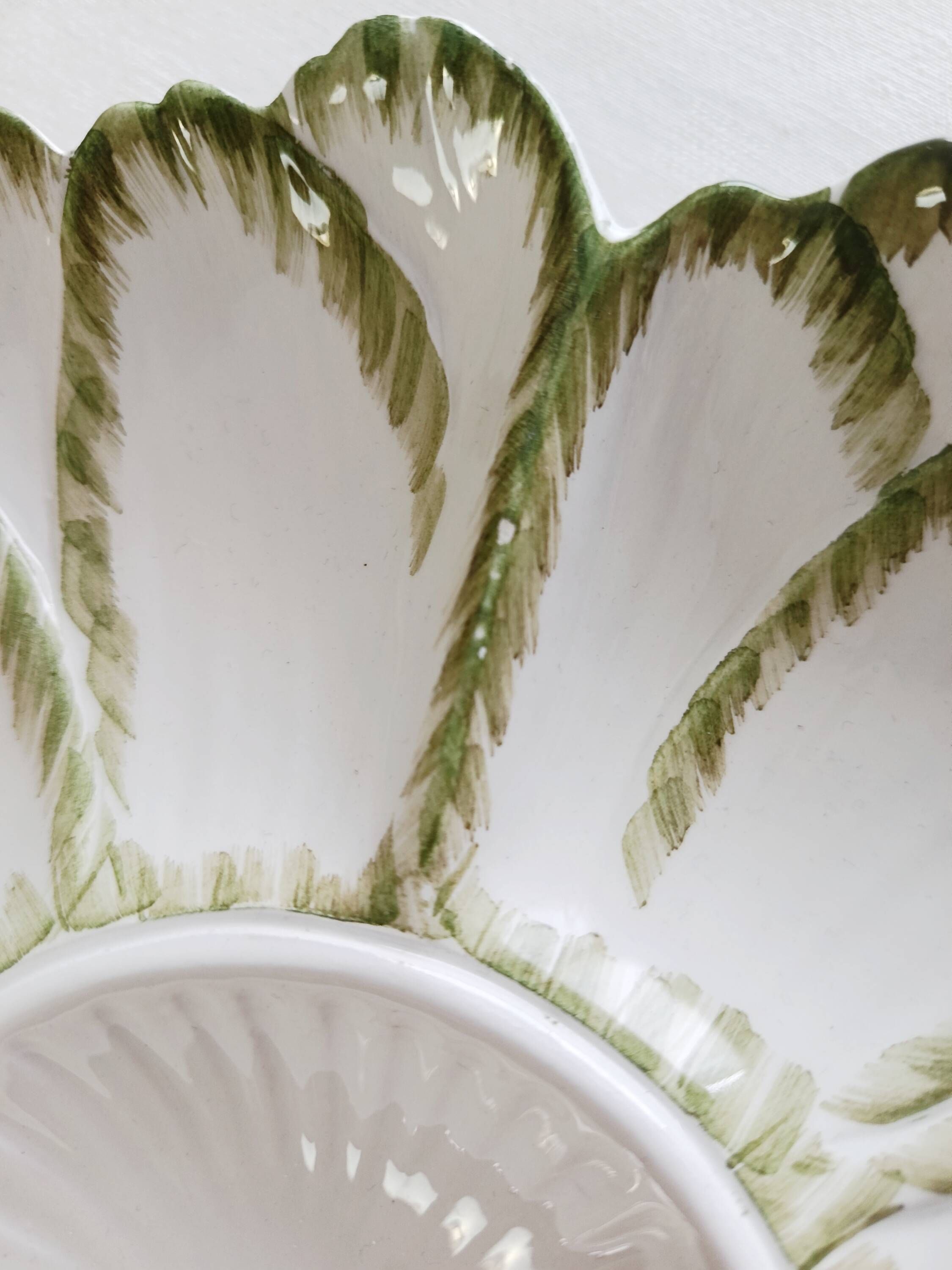 Artichoke plate in Italian ceramic