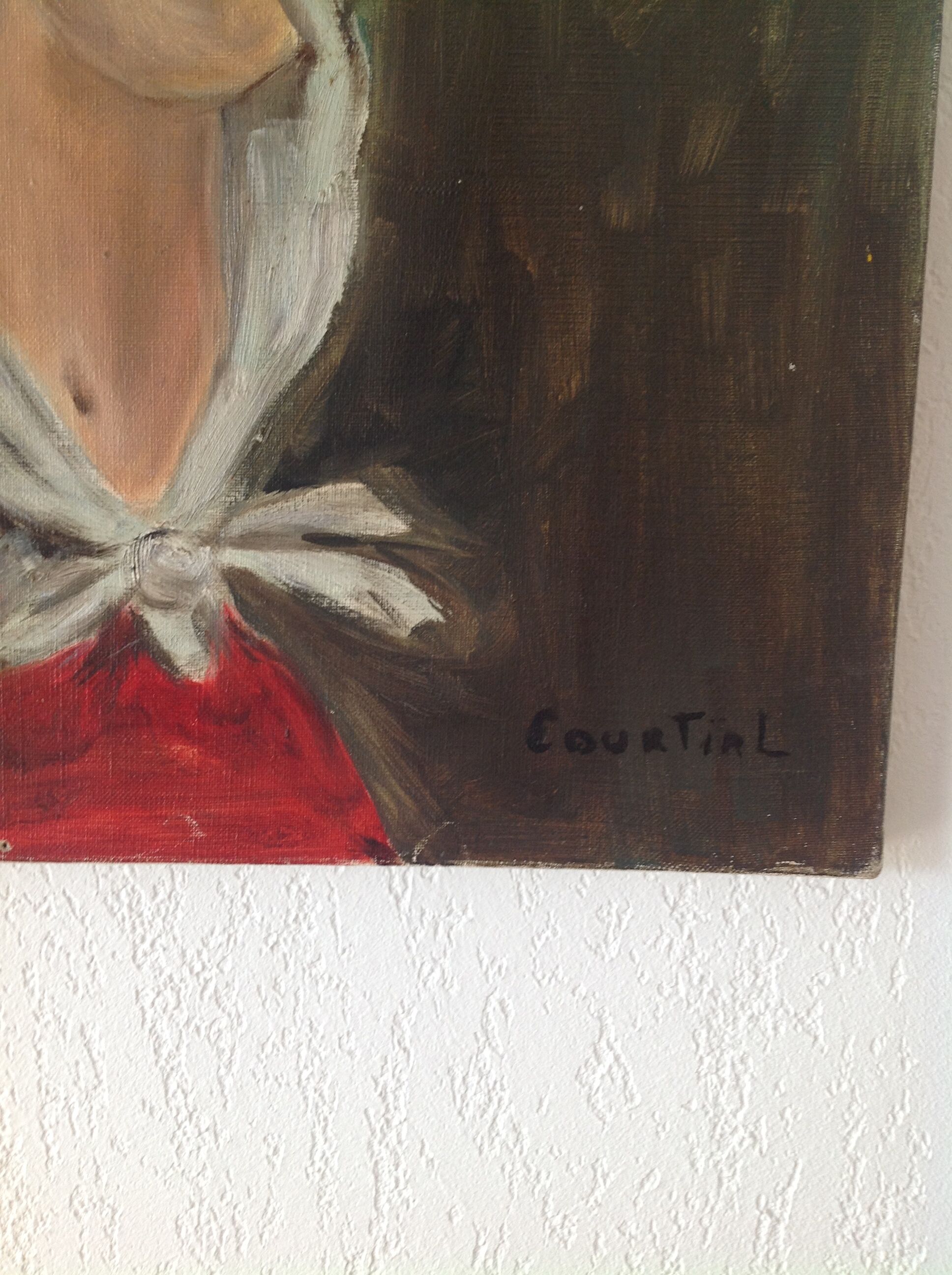 Oil on canvas woman