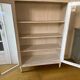 Painted glass bookcase, early 20th century