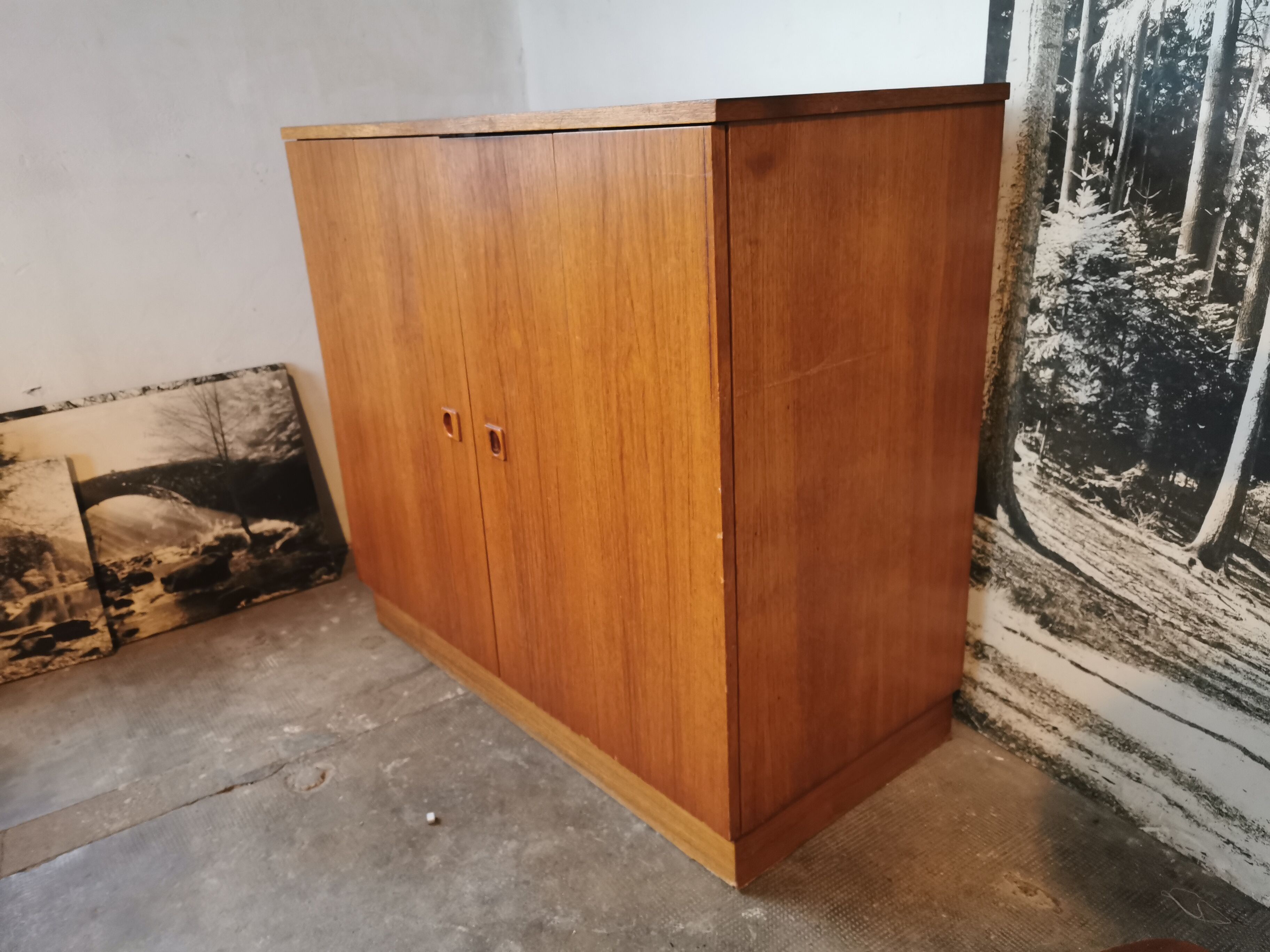 Hi-fi cabinet, music, Scandinavian style 1970