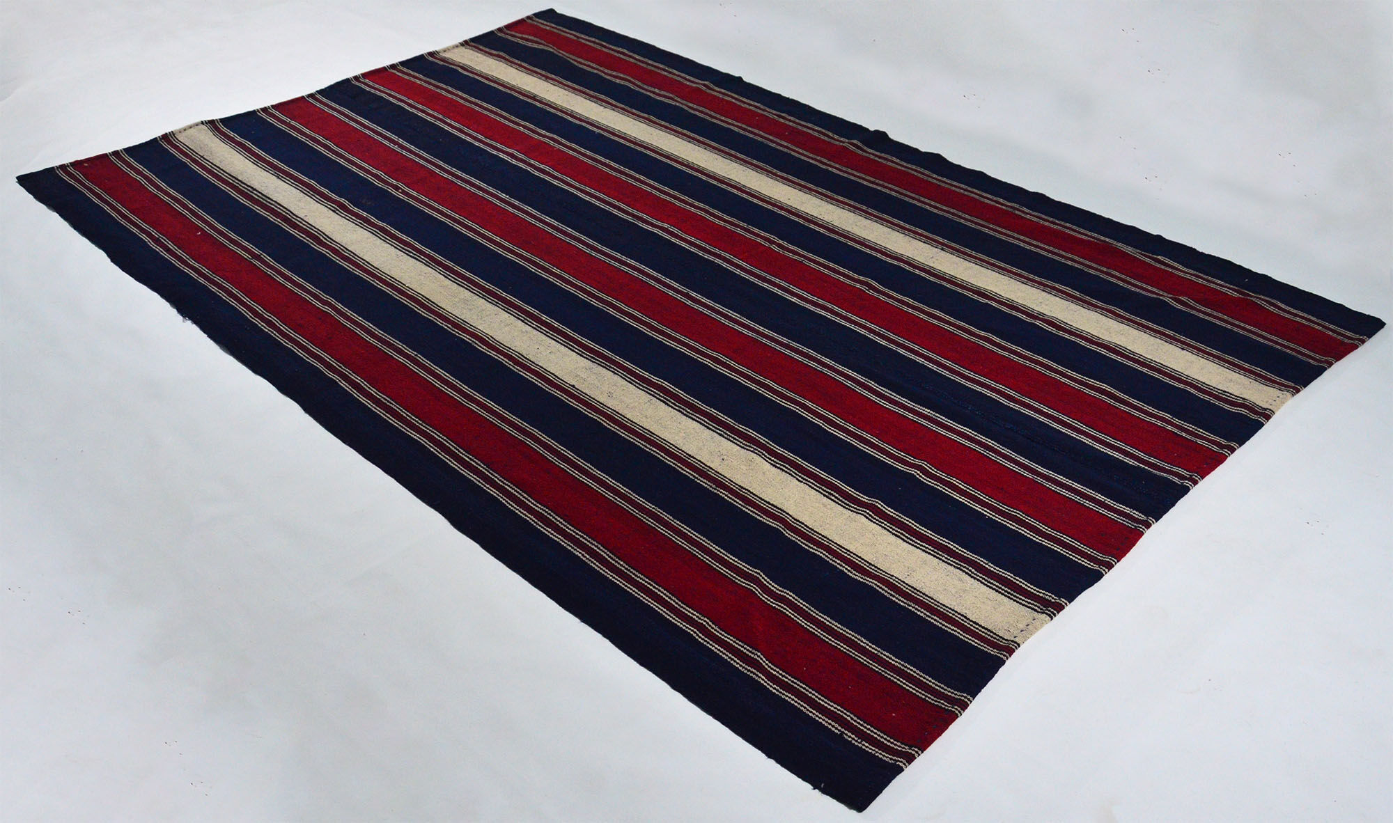 Anatolian handmade kilim rug 298 cm x 206 cm