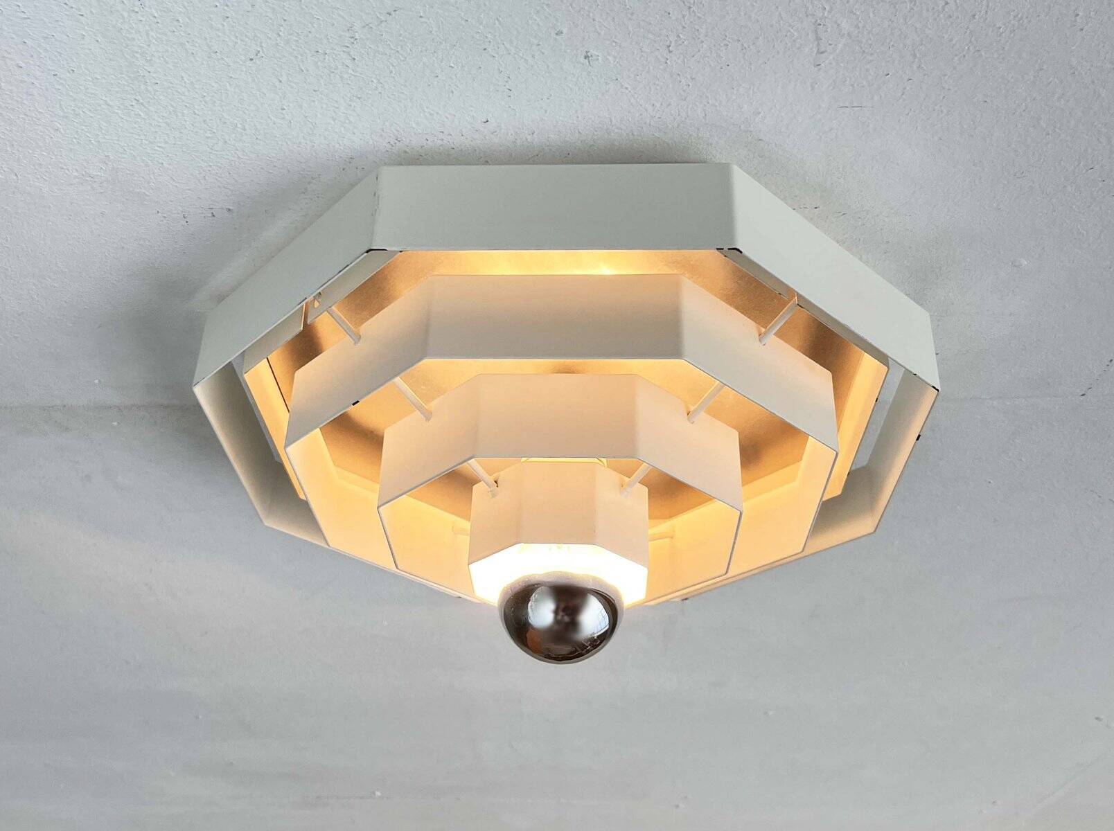 Lampe Plafonnier Octaform Allemande Moderne du Milieu du Siècle par Spectral Leuchten, 1960s