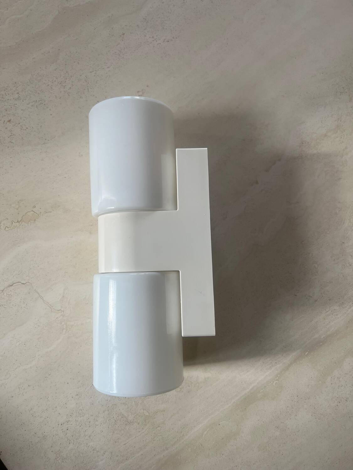 Finnish white wall light mid century